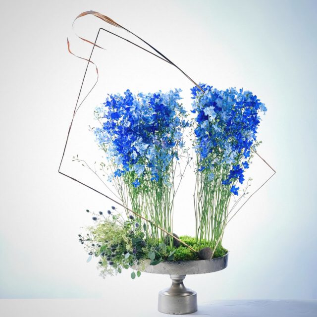 #keitakawasaki #flowerartist #flowers #flowerarrangment #delphinium