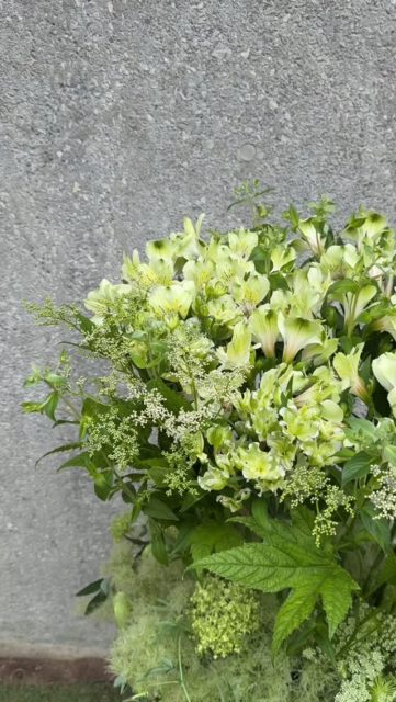 #keitakawasaki #flowerartist #nature 
#greenflowerarrangement #flowerdesign