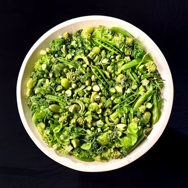 「緑の交響」
野菜もまた、花や木々と同じ“植物のいのち”。
一皿の中に視覚に飛び込む緑のリズムと生命の重なりを描いてみた。
#keitakawasaki #flowerartist #natute #artwork #vegetables