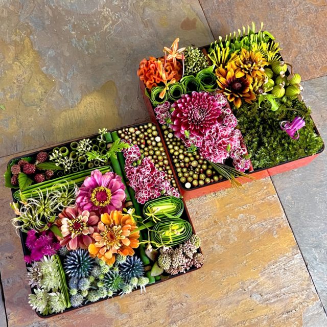 秋の花弁当　Autumn Flower Bento
#keitakawasaki #flowerartist #bento #artwork #nature